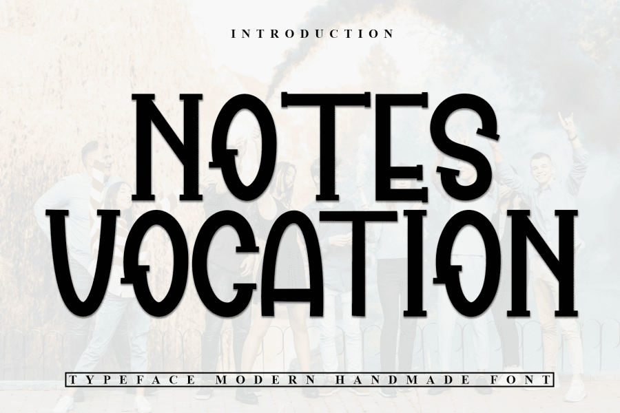 Notes Vocation Font · 1001 Fonts