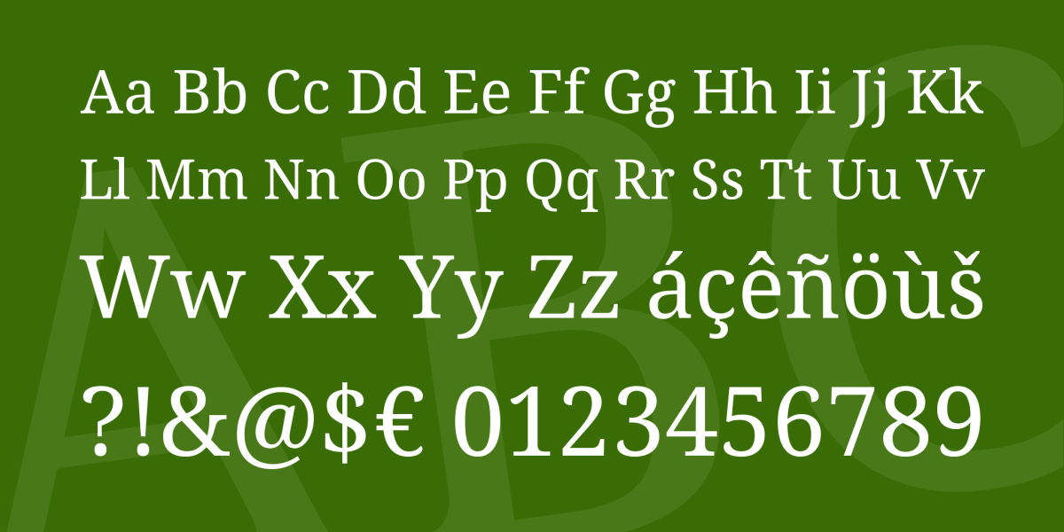 Metallum - Serif font Family