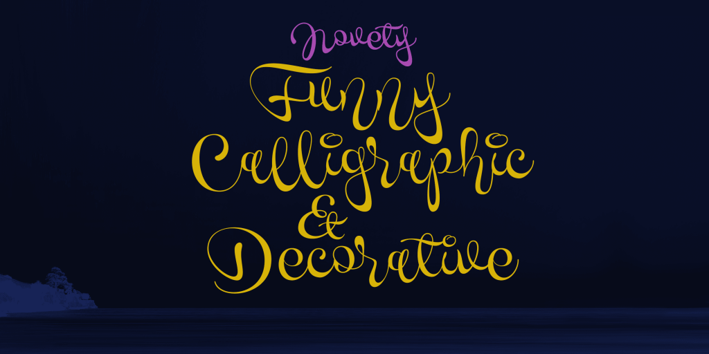 Novety Script PERSONAL USE ONLY illustration 6