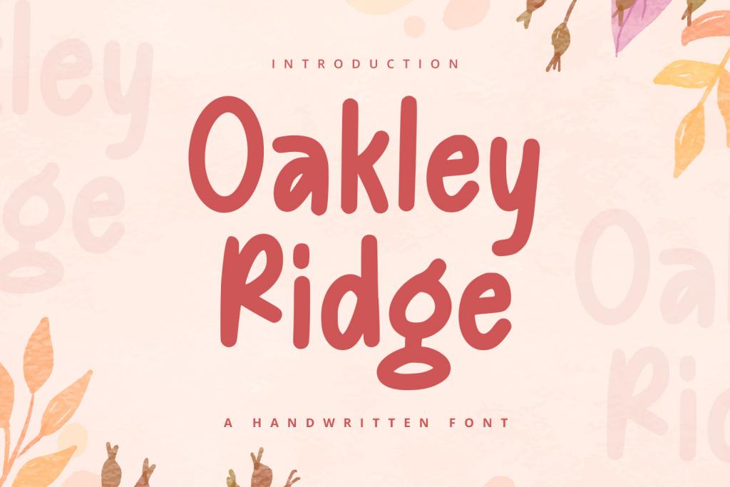 Oakley Ridge illustration 2