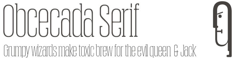Obcecada Serif illustration 1
