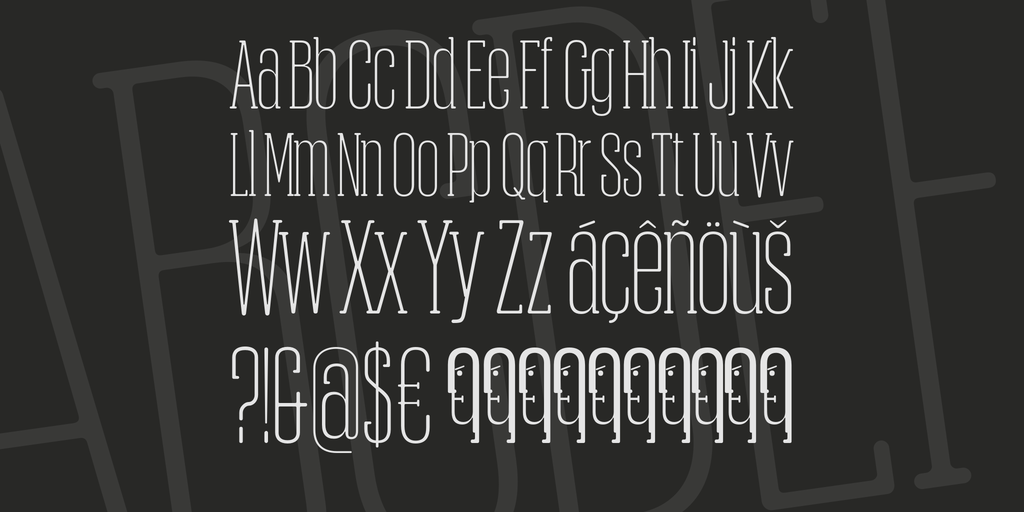 Obcecada Serif illustration 5