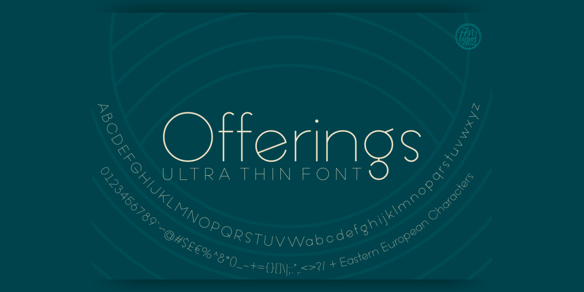 Offerings Font Family · 1001 Fonts