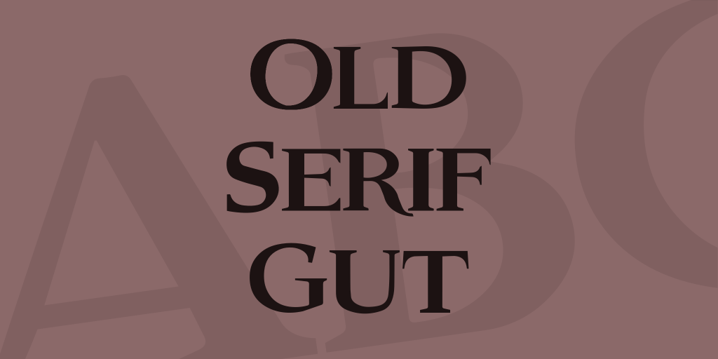 Old Serif Gut illustration 2