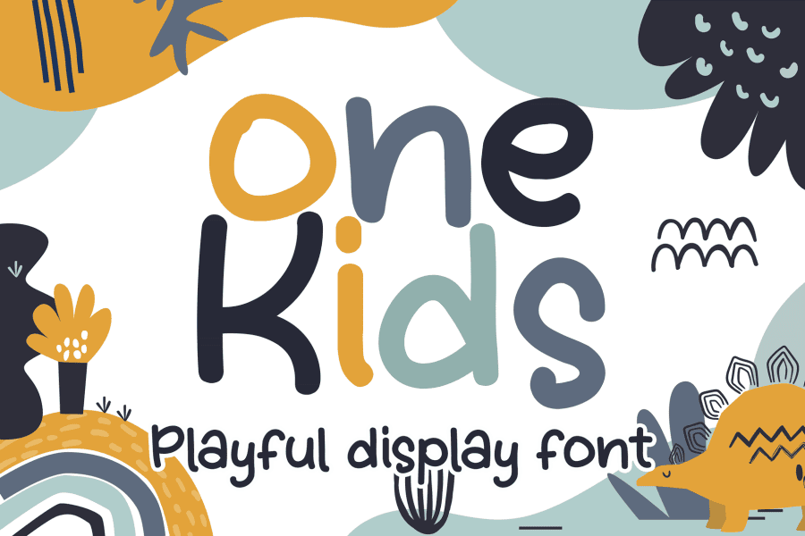 Monospace Rounded Font 4 Free Nursery, Quirky, Rounded Fonts · 1001 Fonts