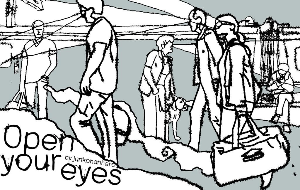 Open your eyes illustration 2