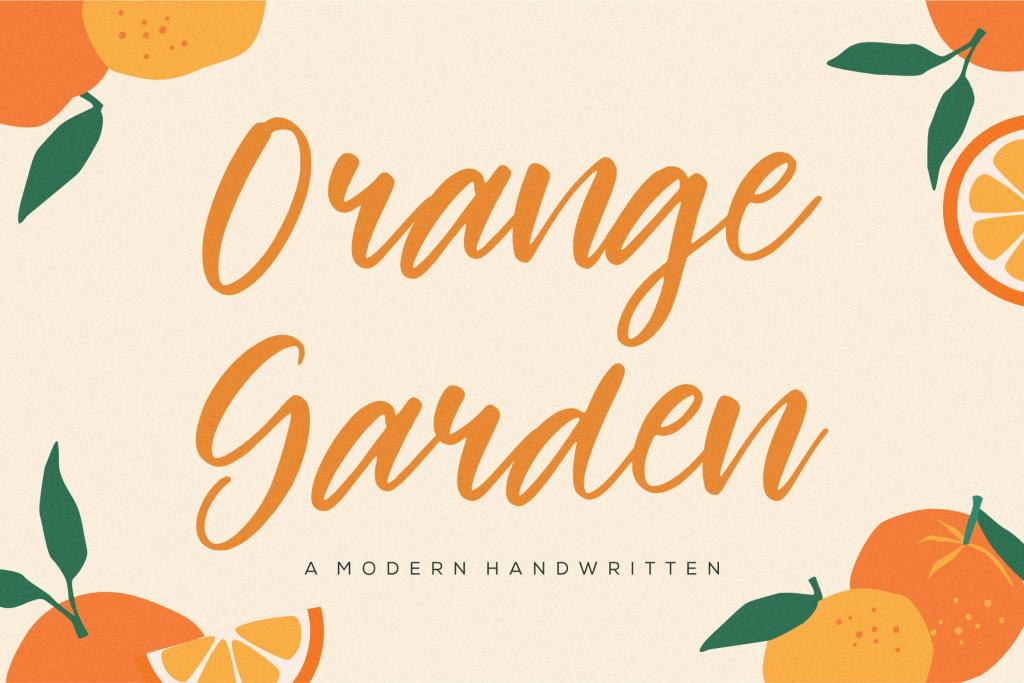 Orange Garden illustration 6