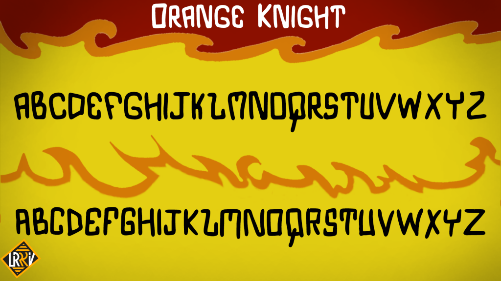 Orange Knight illustration 3