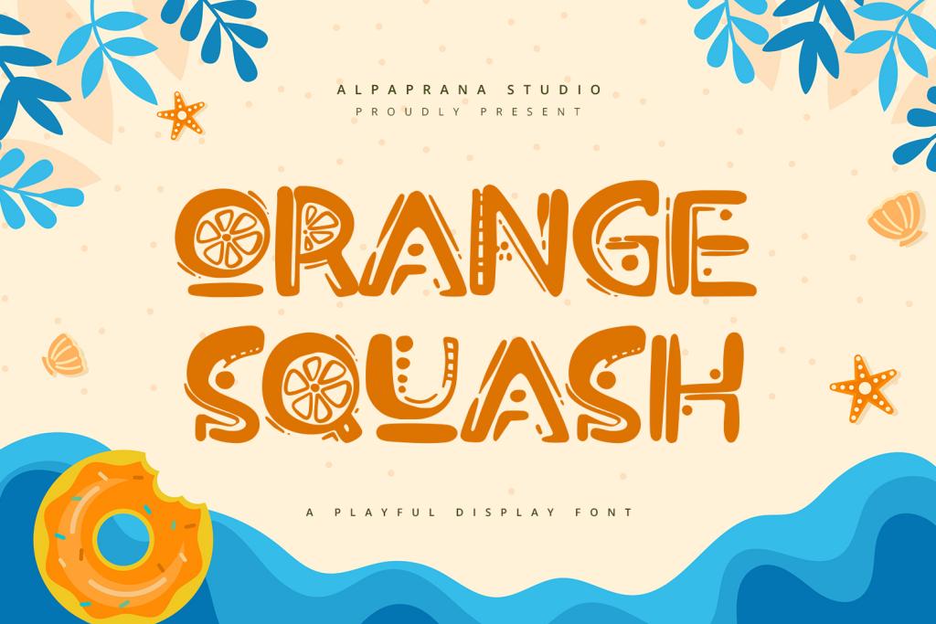 Orange Squash illustration 2