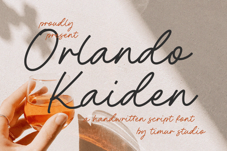 Orlando Kaiden Font · 1001 Fonts