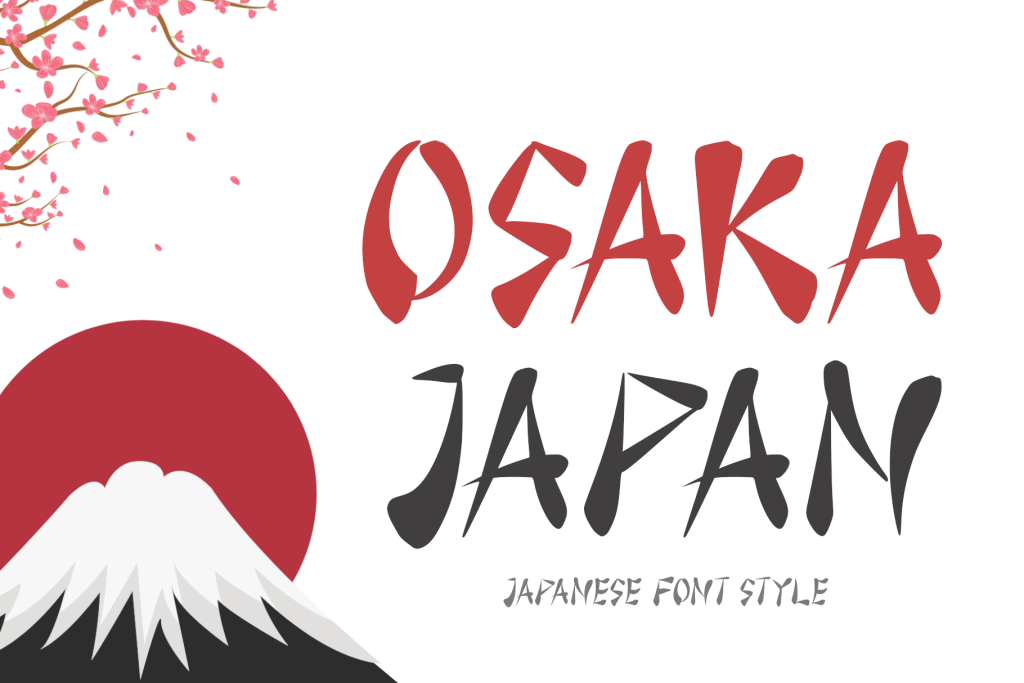 Osaka Japan illustration 1