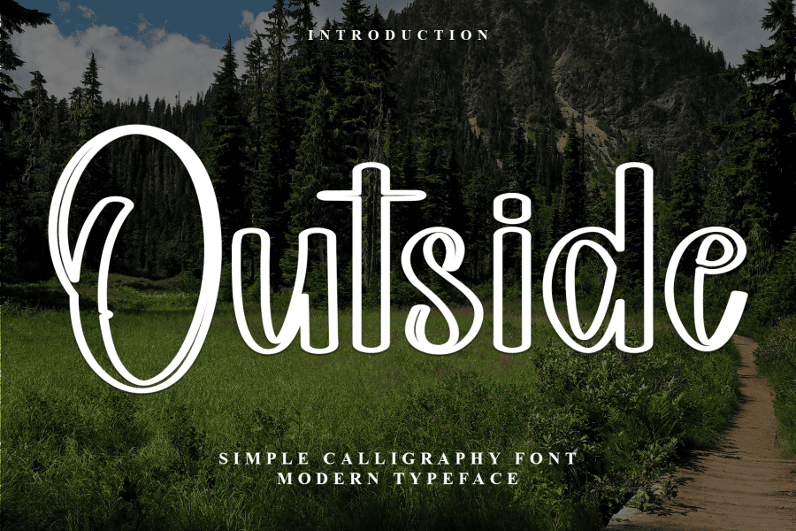 Outside Sweet Font · 1001 Fonts