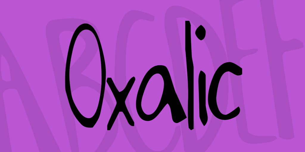 Oxalic illustration 1