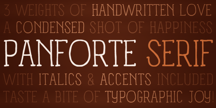 Panforte Serif illustration 1