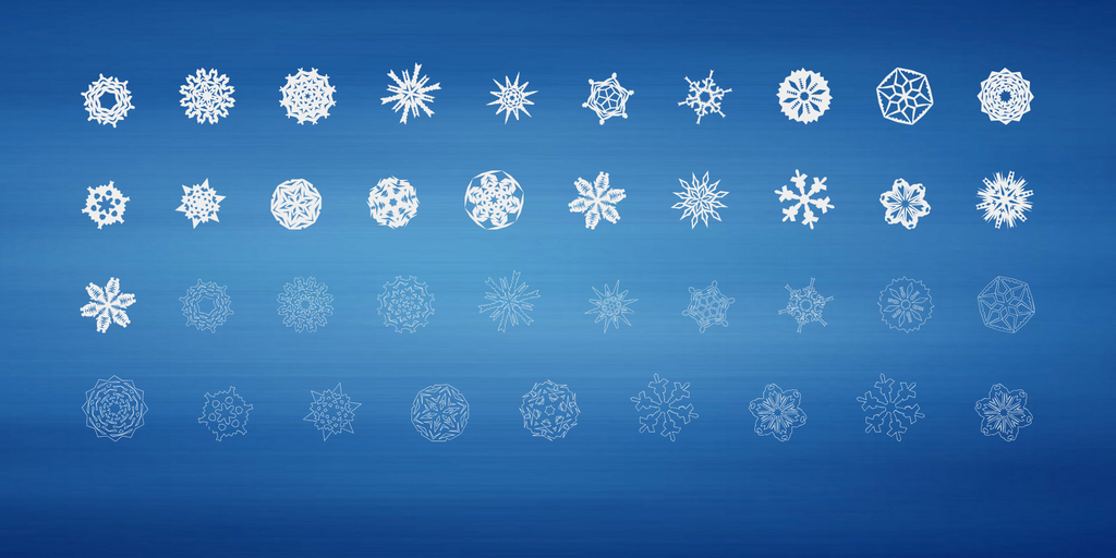 Paper Snowflakes illustration 4