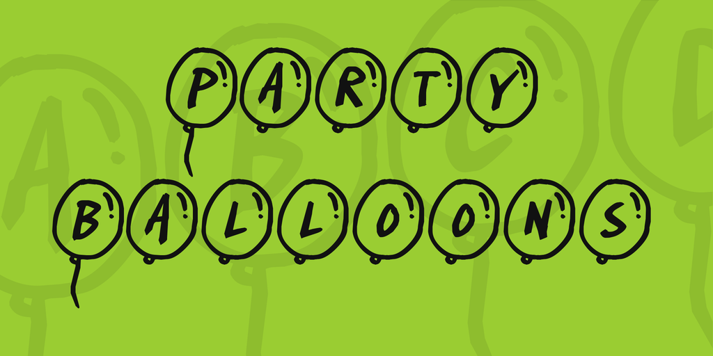 Party Balloons illustration 1