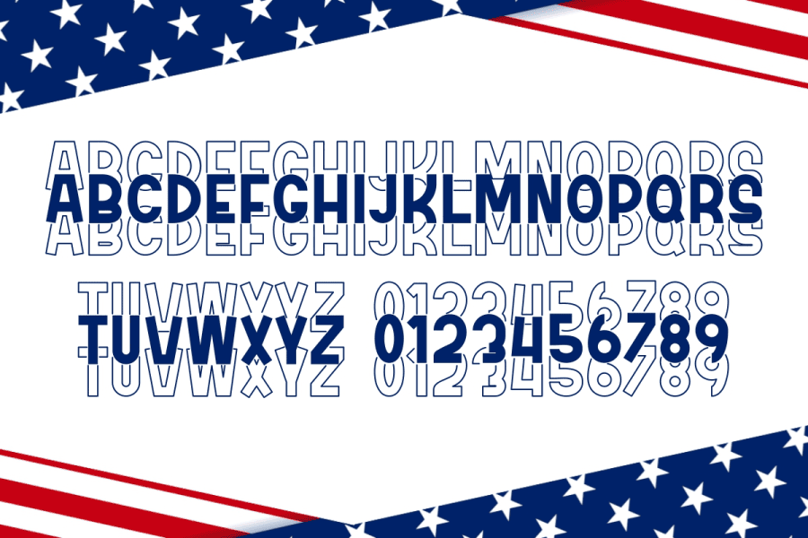 Patriotic Font · 1001 Fonts