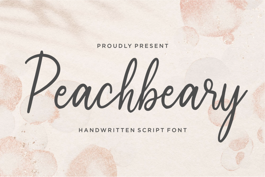 Peachbeary Font · 1001 Fonts