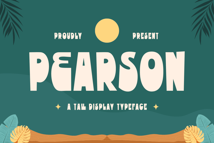 PEARSON Free Trial Font · 1001 Fonts