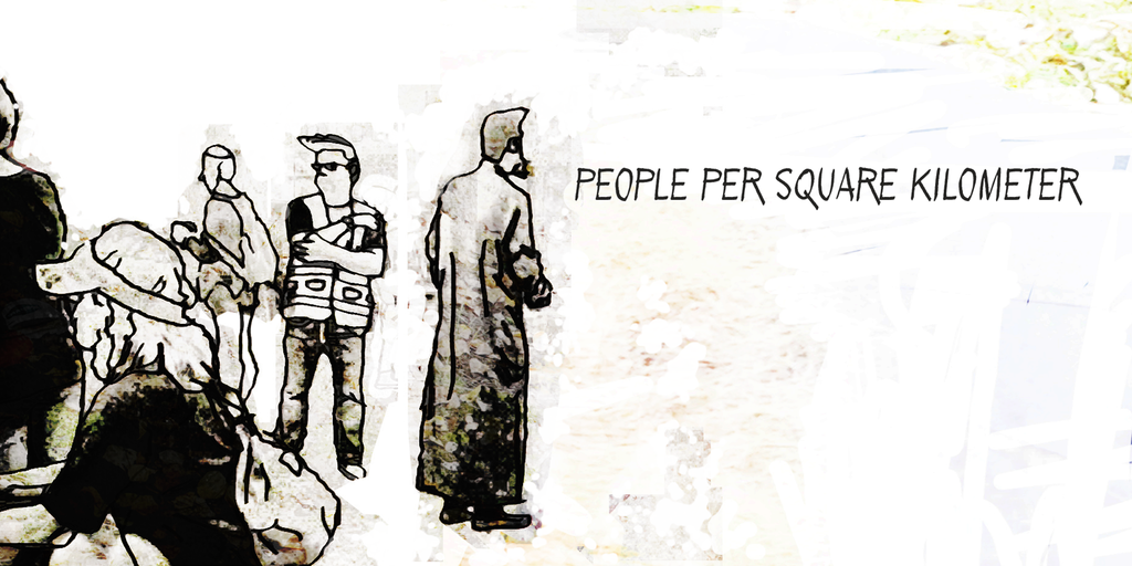 People per square kilometer illustration 14