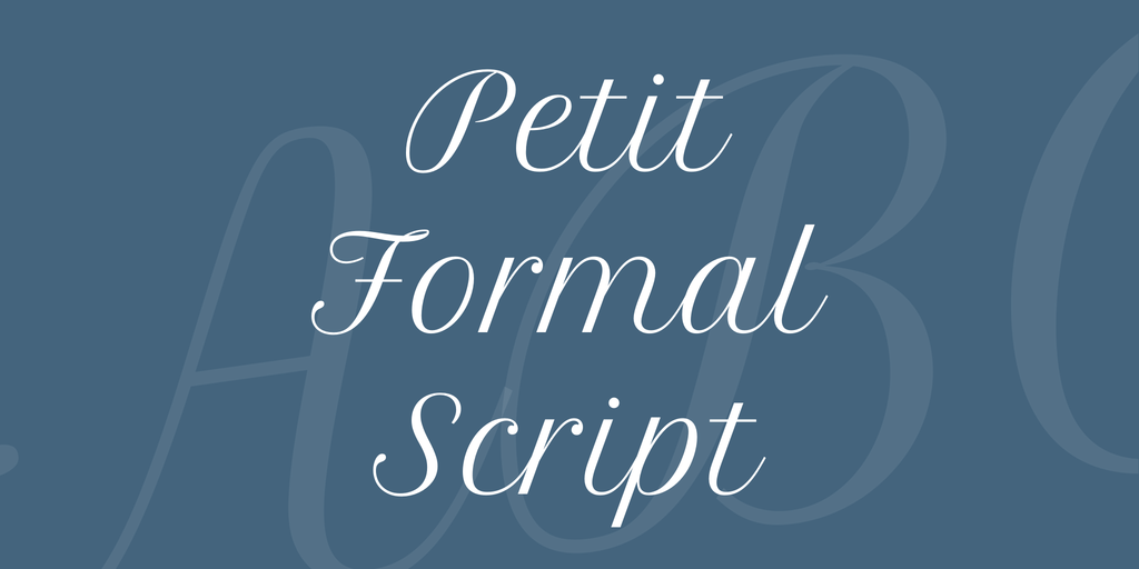 Petit Formal Script illustration 5