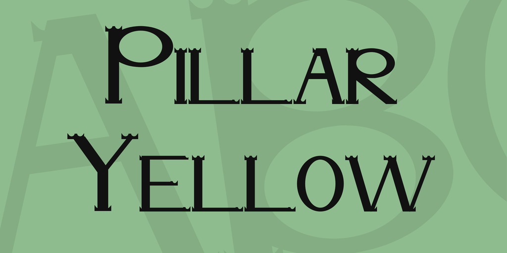 Pillar Yellow illustration 2
