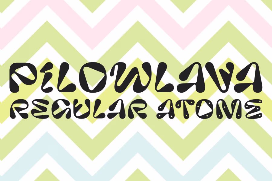 Pilowlava by Velvetyne Type Foundry — Free Font Download | NoBadFonts