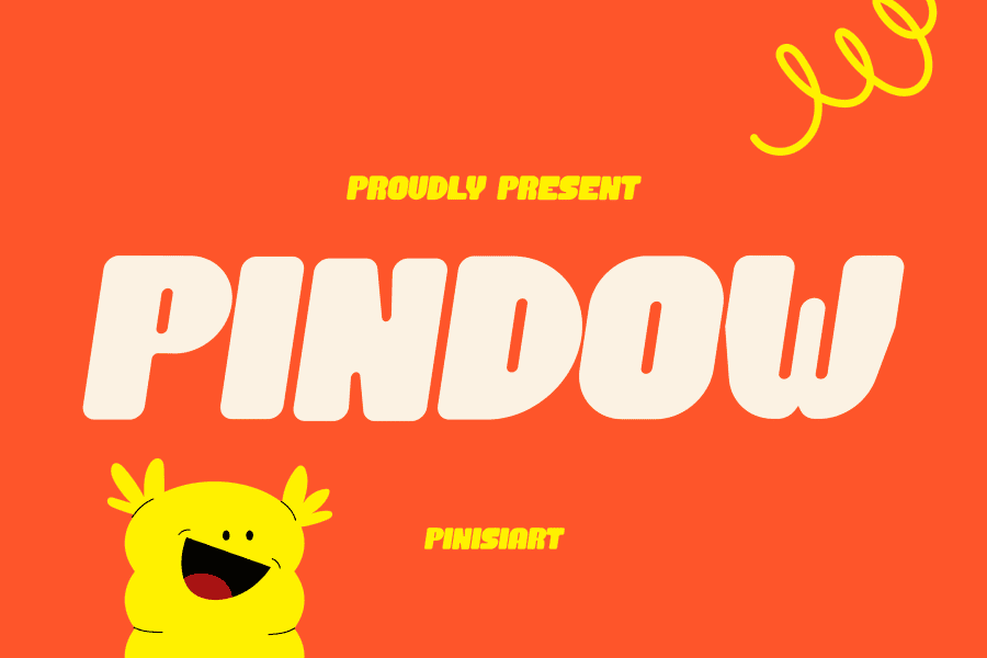 Penwin Font Pindow Font · 1001 Fonts