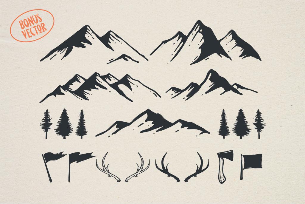 Pine Forest illustration 8