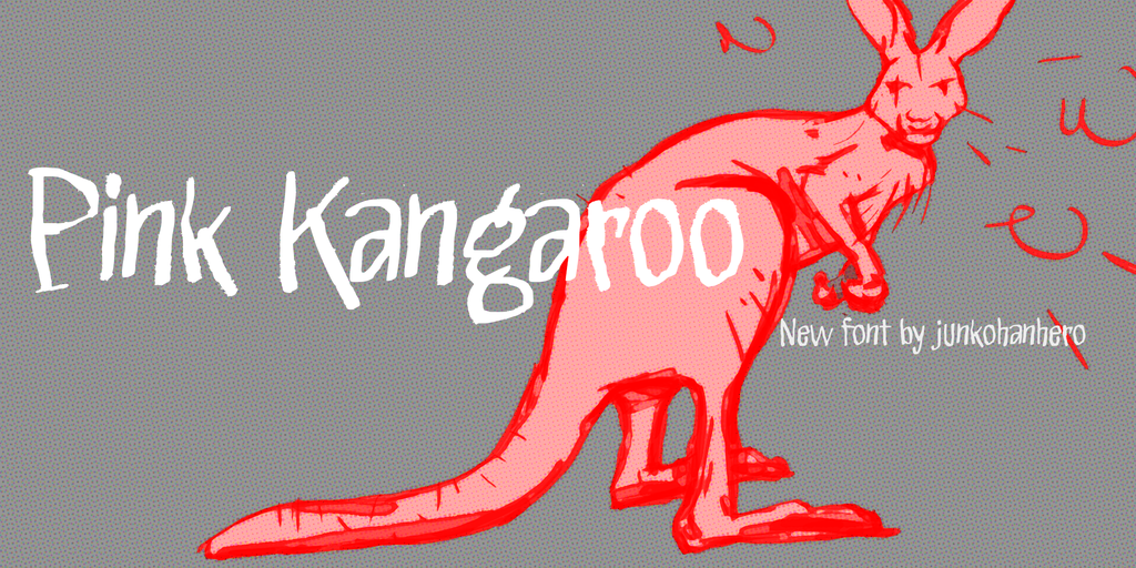 Pink Kangaroo illustration 14