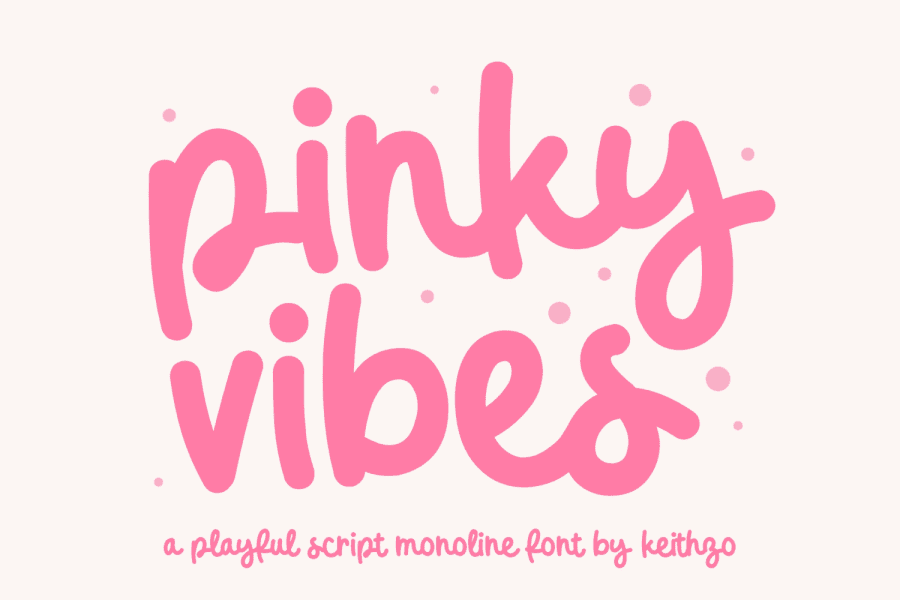 Pixel Lettering Pinky Pinky Vibes Font · 1001 Fonts