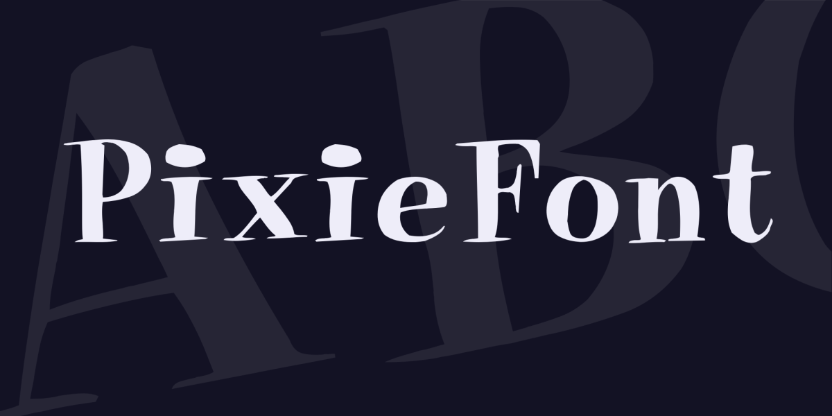 PixieFont Font · 1001 Fonts