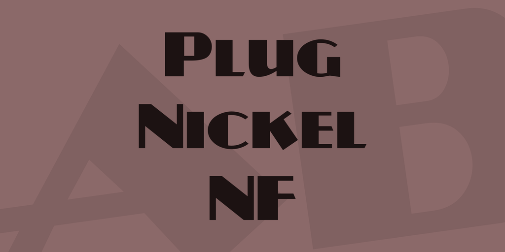 Plug Nickel NF illustration 1