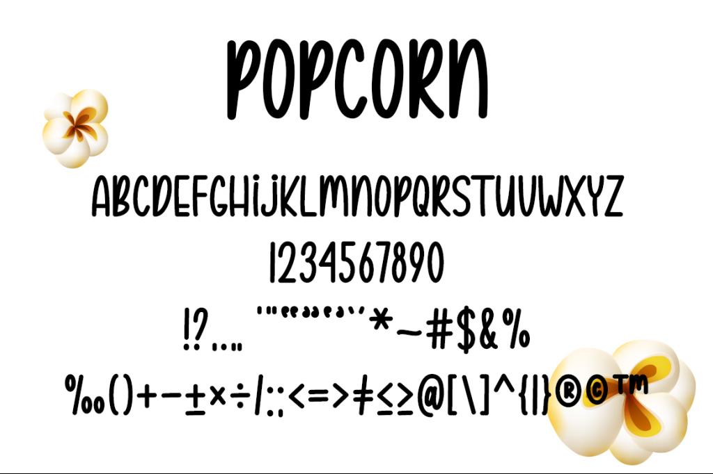 Popcorn illustration 4