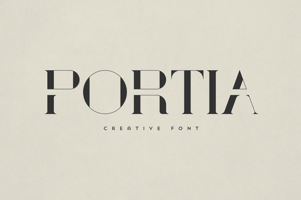 Portia Font · 1001 Fonts