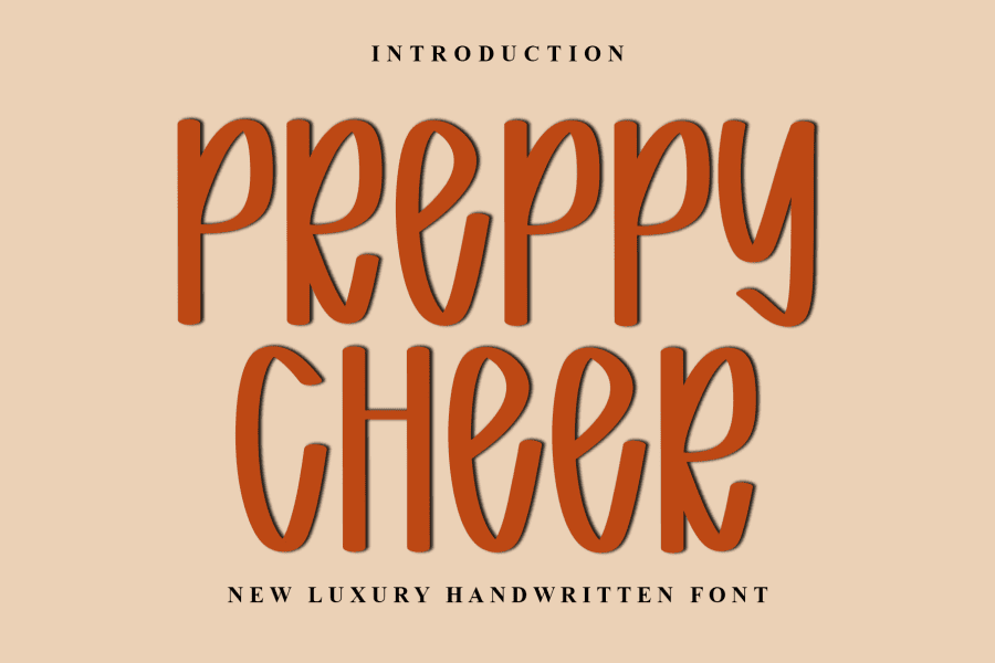 Preppy Cheer Font · 1001 Fonts