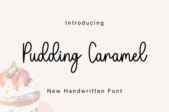 Pudding Caramel Font · 1001 Fonts