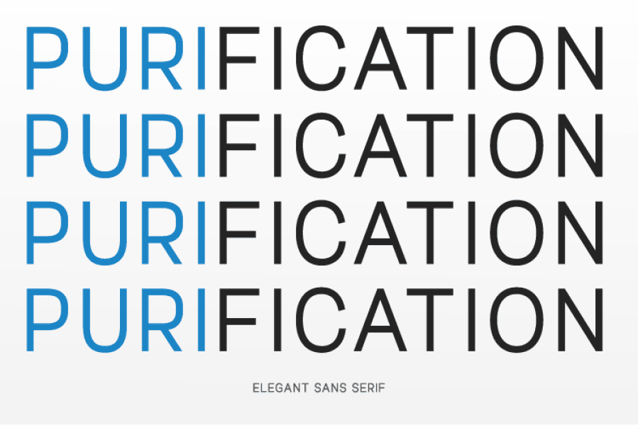 Purification ND Font · 1001 Fonts