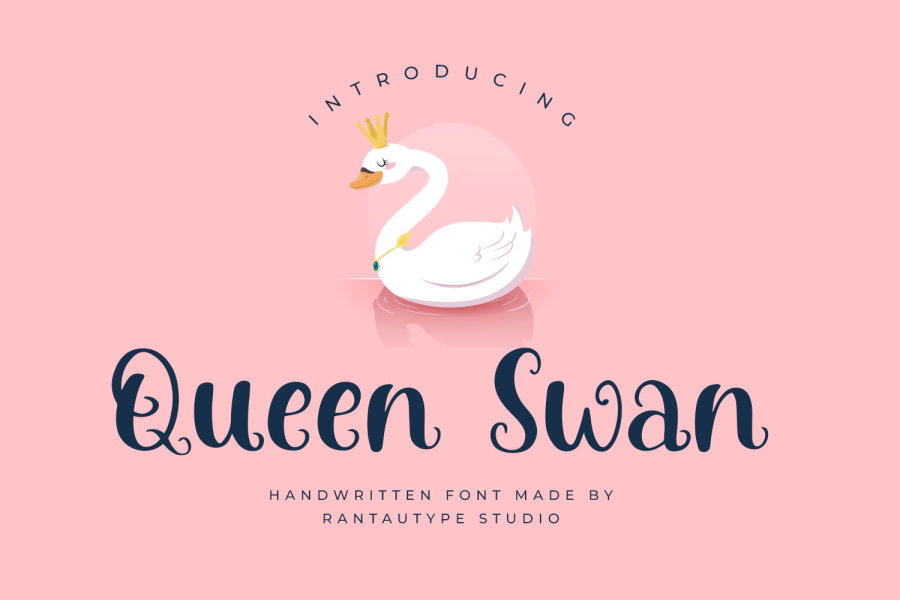 Queen Swan Font · 1001 Fonts