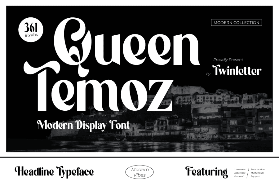 Queen Temoz Trial Font · 1001 Fonts