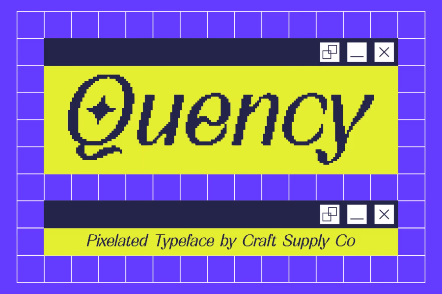 Quency by Craft Supply Co — Free Font Download | NoBadFonts