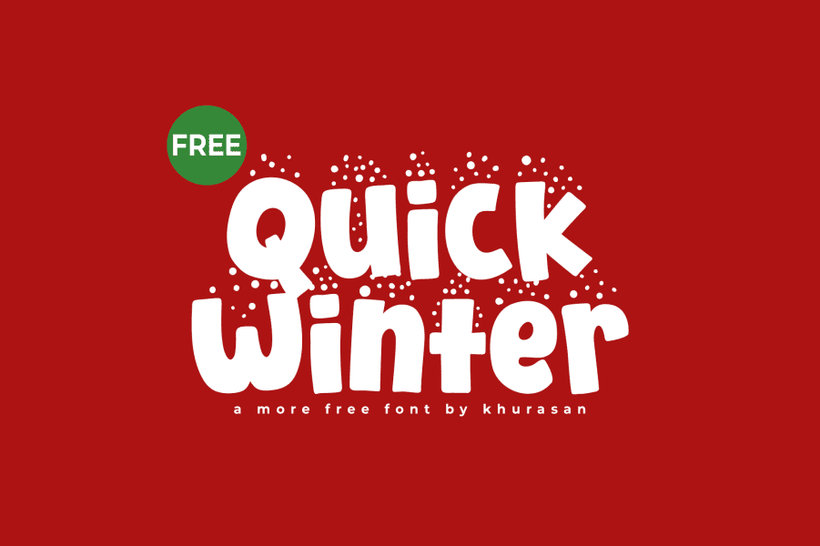 Quick Winter Font · 1001 Fonts