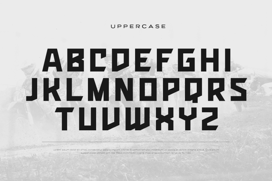 Racing Font · 1001 Fonts