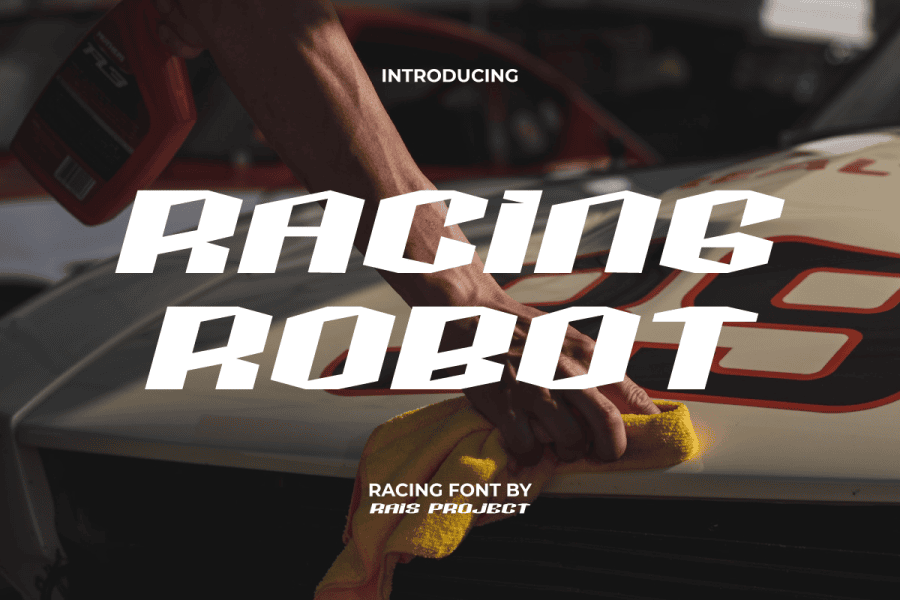 RacingRobotDemo Font · 1001 Fonts
