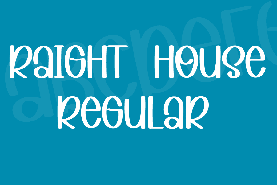 Raight House Font · 1001 Fonts