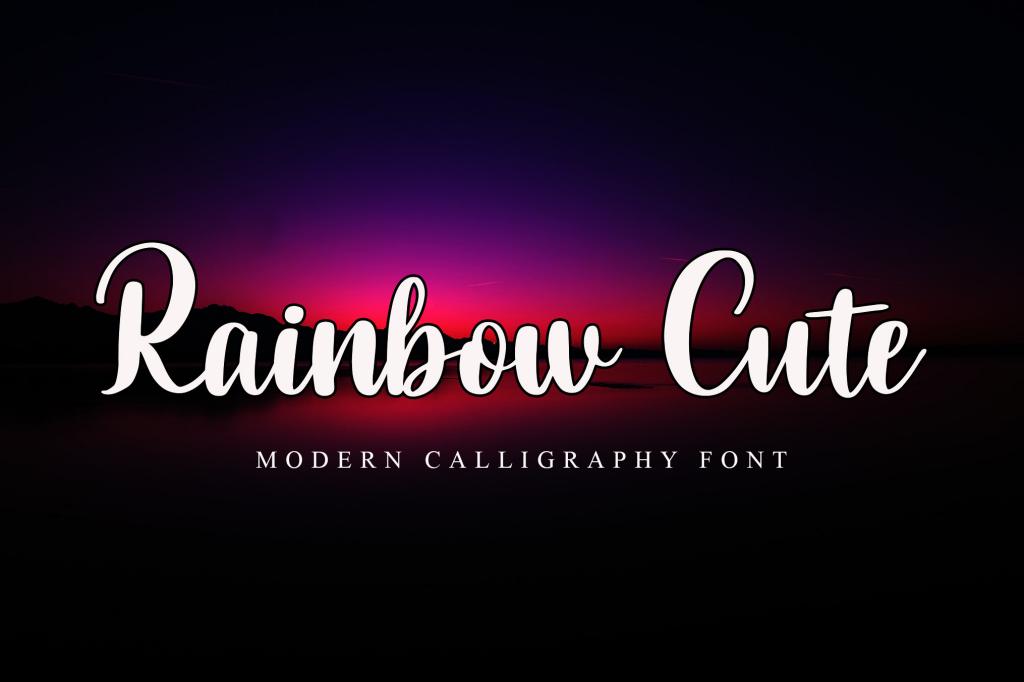 Rainbow Cute illustration 2