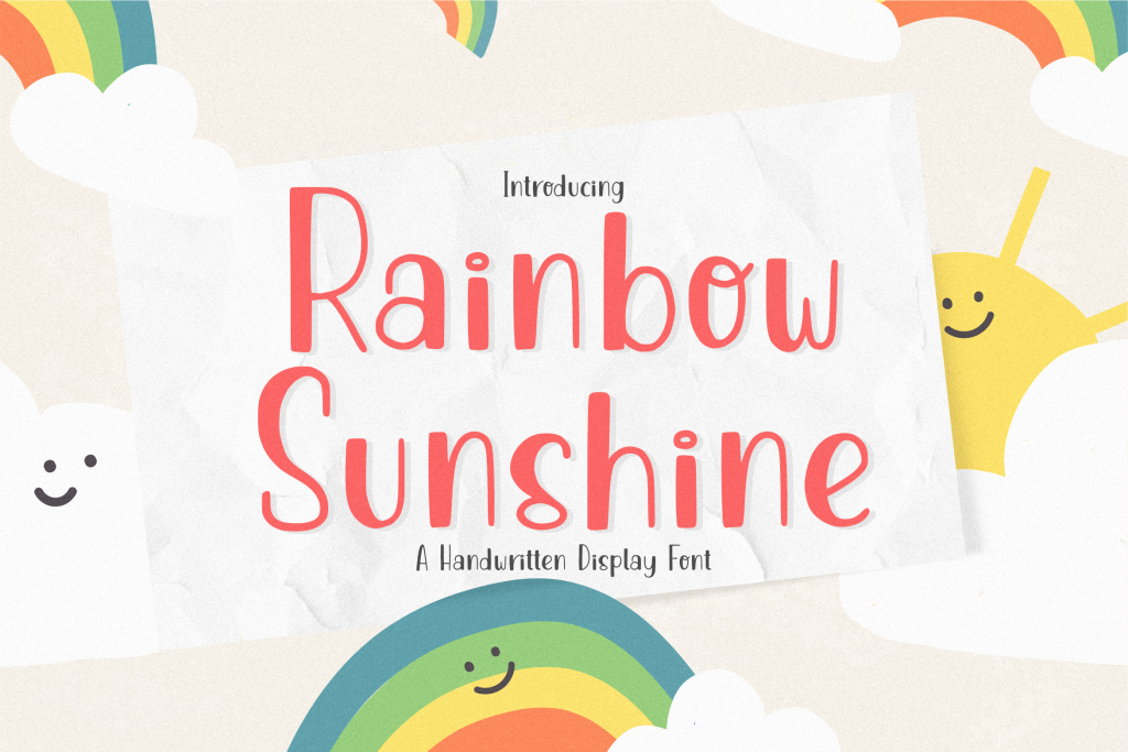 Rainbow Sunshine illustration 2
