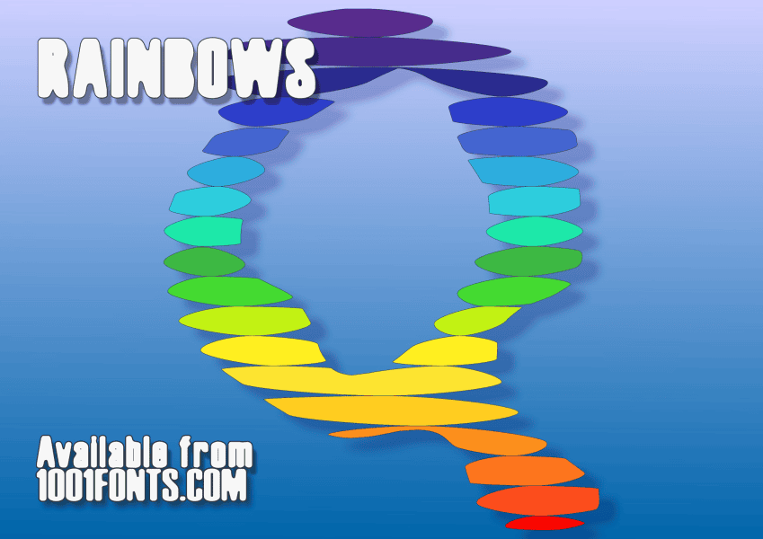 Rainbows Font Family · 1001 Fonts