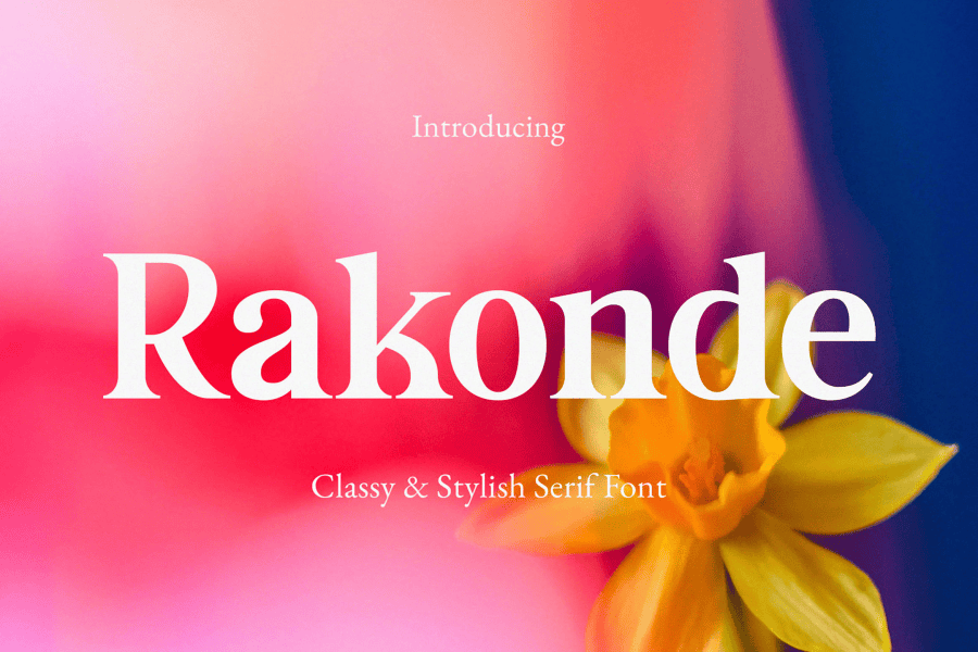 Rakonde Font · 1001 Fonts
