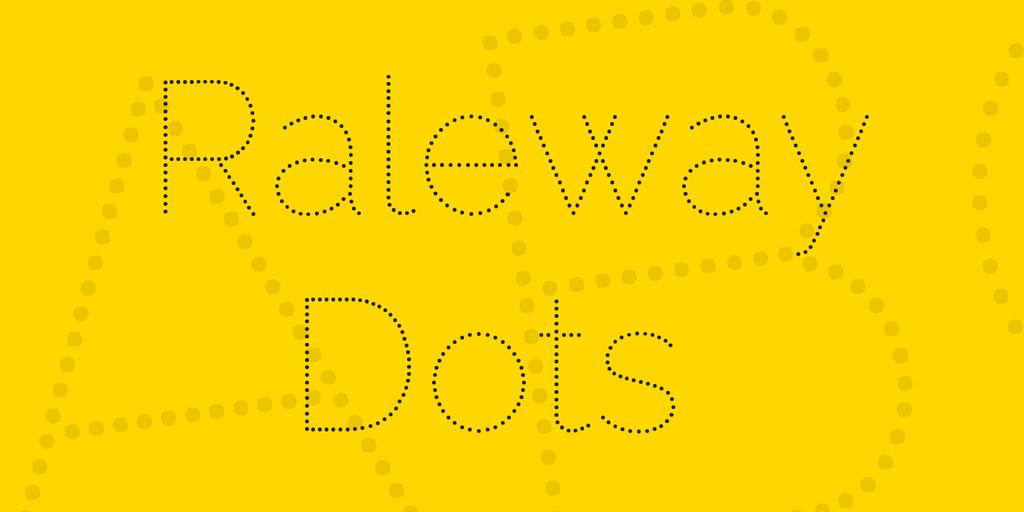 Raleway Dots  illustration 2